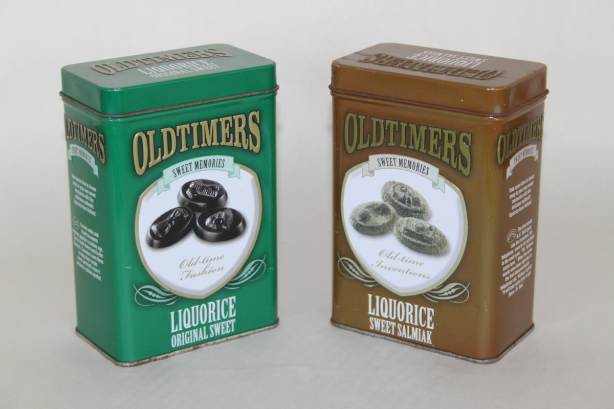 Oldtimers liquorice dåser - Dåser & Æsker - Heldigt.dk